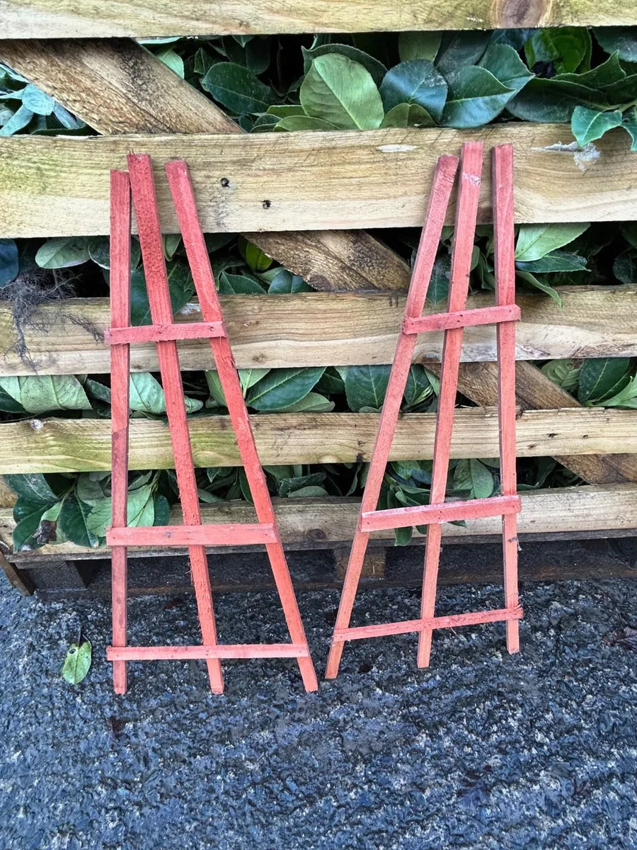 20 Plant Trellis Support Frame - Made of Treated Wood for Pots or Flow ...